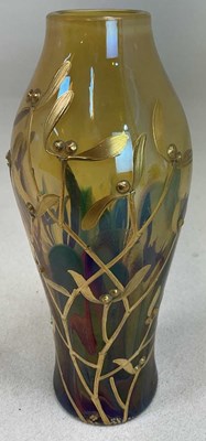 Lot 233 - An early 20th century art glass vase, with...