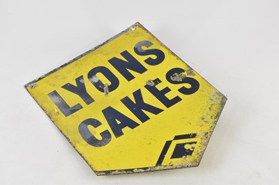 Lot 518 - LYONS CAKES; an original advertising double...