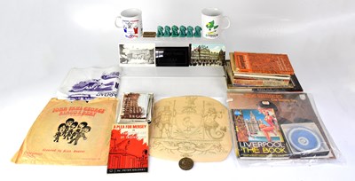 Lot 518 - A large quantity of Liverpool related ephemera,...