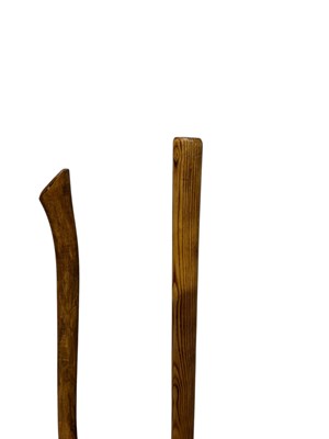 Lot 377 - Five vintage axes including a double sided...