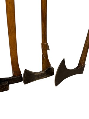 Lot 355 - Five vintage axes, including a Whitehouse Bros...