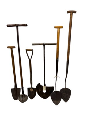 Lot 362 - A collection of vintage garden/farming tools...