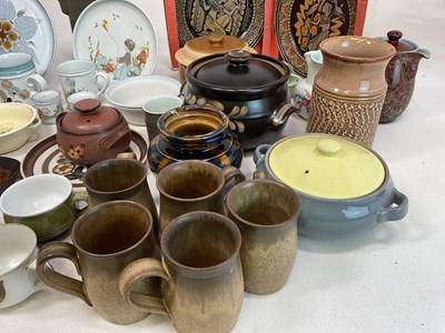 Lot 156 - DENBY; a large collection of Denby ware items...