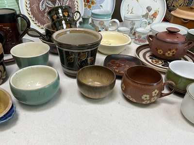 Lot 156 - DENBY; a large collection of Denby ware items...