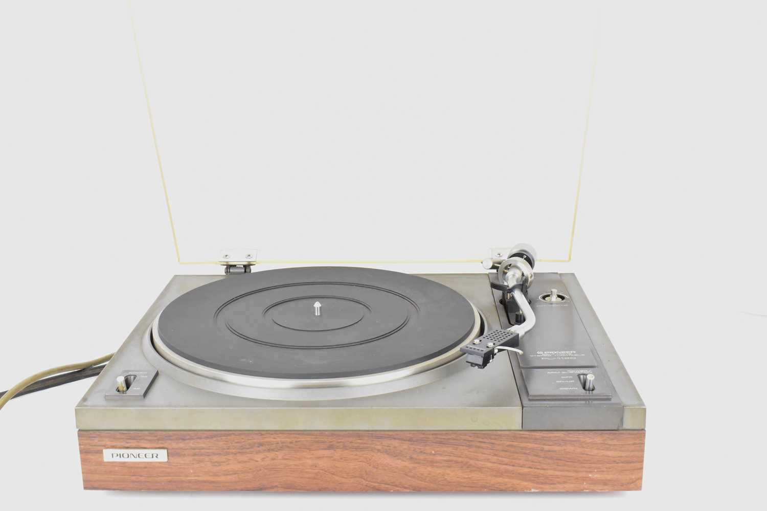 Lot 683 - PIONEER; a 1970s stereo turntable, model no....