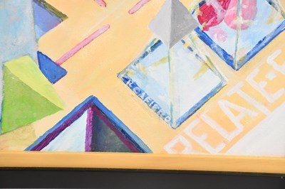 Lot 119 - RICHARD CAFIERO; acrylic on canvas, 'Take a...