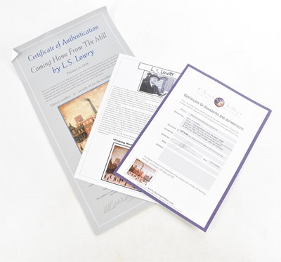 Lot 9 - AFTER LAURENCE STEPHEN LOWRY RA (1887-1976); a...