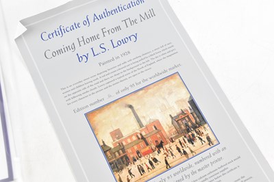 Lot 9 - AFTER LAURENCE STEPHEN LOWRY RA (1887-1976); a...