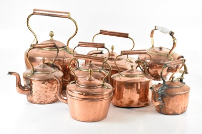 Lot 763 - A collection of 19th century copper including...