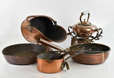 Lot 764 - A collection of 19th century copper including...