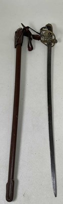 Lot 52 - A George IV officer's dress sword, with...