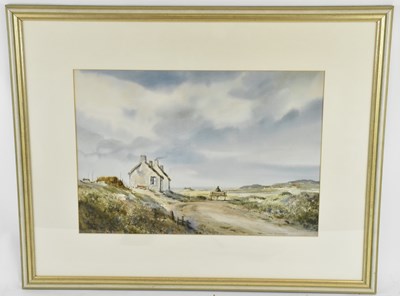 Lot 272 - EDWARD EMERSON; watercolour, rural scene,...