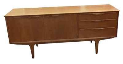 Lot 24 - JENTIQUE; a teak mid century sideboard, with...