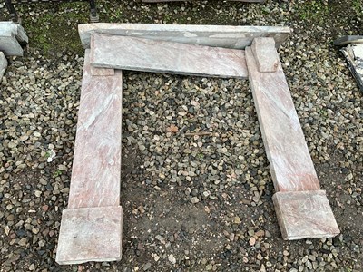 Lot 378 - Antique marble fire surround