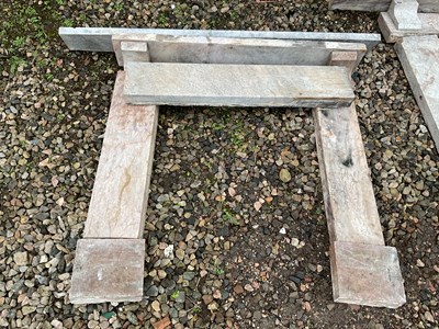 Lot 380 - Antique marble fire surround