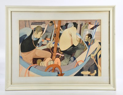 Lot 62 - GEORGE LARGE RBA RI (born 1936); watercolour,...