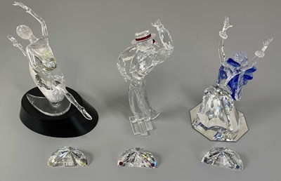 Lot 231 - SWAROVSKI; a group of three impressive figures...