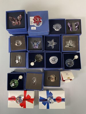 Lot 241 - SWAROVSKI; a large collection of various...