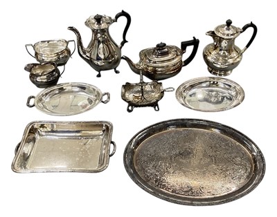 Lot 1082 - A quantity of silver plated items including...