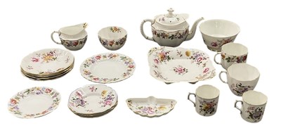 Lot 570 - ROYAL CROWN DERBY; a part tea service...