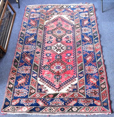 Lot 97 - An early 20th century Turkish rug with central...