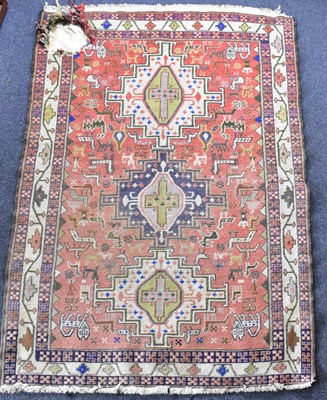 Lot 88 - An early 20th century Middle Eastern rug with...