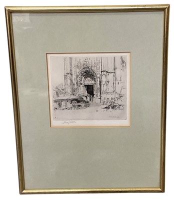 Lot 224 - CHARLES JOHN WATSON (1846-1927); a small black...