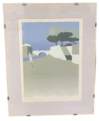 Lot 259 - JULIA MATCHAM; a signed abstract artist's...