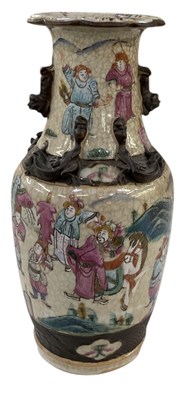 Lot 1059 - An early 20th century Chinese crackle glazed...