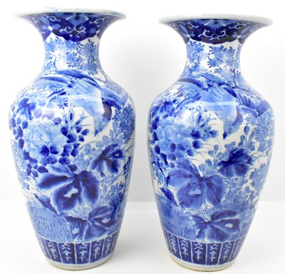 Lot 1042 - A large pair of early 20th century Japanese...