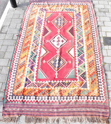 Lot 90 - An early 20th century Middle Eastern rug with...