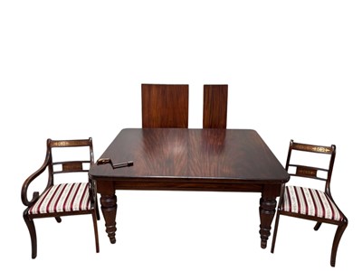 Lot 1080 - A Victorian extending mahogany dining table,...