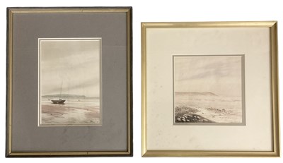 Lot 223 - NEIL HOPKINS (born 1942); watercolour, 'Yacht...