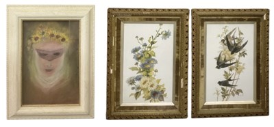 Lot 213 - PAOLA SILVESTRINI; watercolour and pastel,...