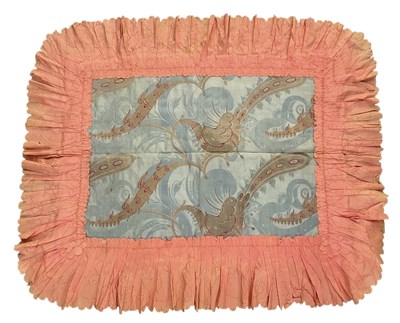 Lot 1014 - A 19th century Chinese silk embroidered...