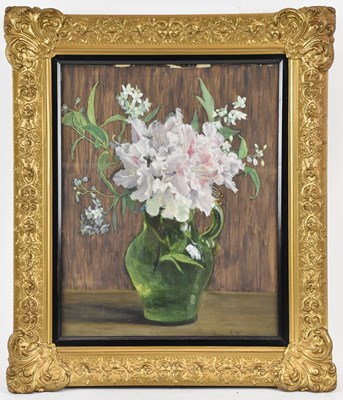 Lot 211 - ELEANOR S WOOD (late 19th century); oil on...