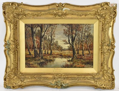 Lot 210 - S WILLIAM (British, 19th century); oil on...