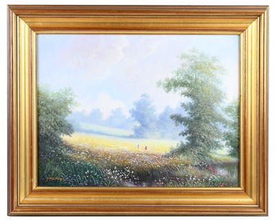 Lot 457 - PAUL MORGAN (born 1940); oil on panel,...