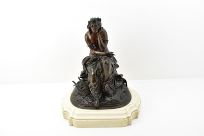 Lot 590 - PIERRE ALFRED ROBINET (French, 1814-1878); a...