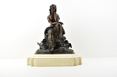Lot 590 - PIERRE ALFRED ROBINET (French, 1814-1878); a...
