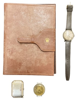 Lot 1644 - A tan leather Rolex booklet, a Tudor gentleman'...