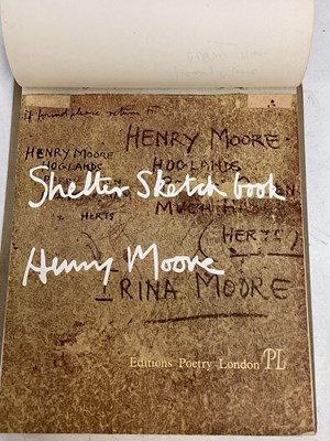 Lot 228 - HENRY MOORE (1898-1986); a copy of 'Shelter...
