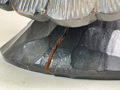 Lot 10 - A large carved wooden model of an eagle,...