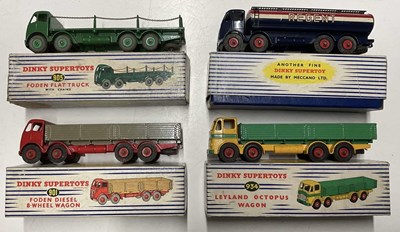 Lot 100 - DINKY; a 942 Regent tanker, 901 Foden Diesel 8-...