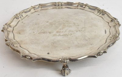 Lot 1102 - GARRARD & CO LTD; a George V hallmarked silver...