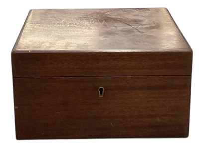Lot 294 - DUNHILL; an early to mid 20th century mahogany...