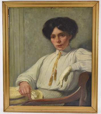 Lot 149 - A late 19th/early 20th century portrait of a...