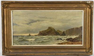 Lot 182 - W H BARROW; a late 19th century oil on canvas,...