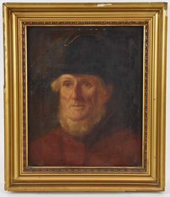 Lot 187 - UNATTRIBUTED; a 19th century oil on canvas,...