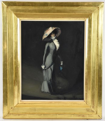 Lot 162 - UNATTRIBUTED; an early 20th century French oil...